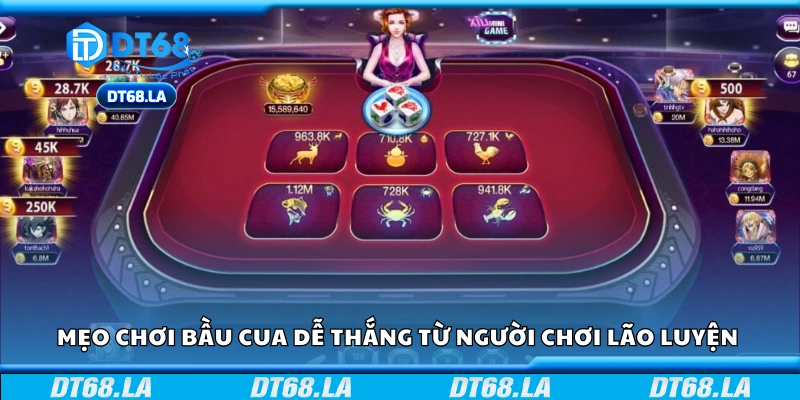 Mẹo chơi Bầu Cua dễ thắng từ người chơi lão luyện