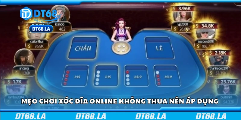 Mẹo chơi xóc đĩa online không thua nên áp dụng