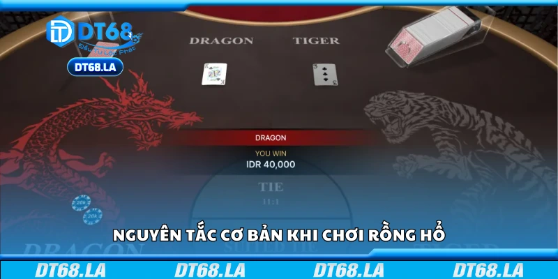 Những luật cơ bản cần nhớ khi chơi Rồng Hổ